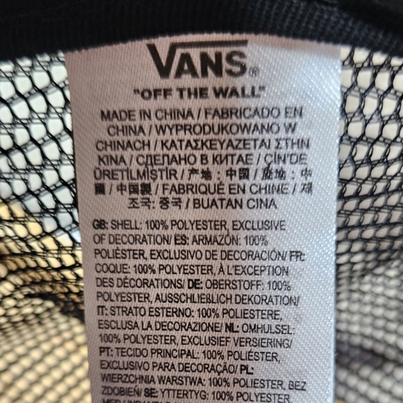 Vans Beach Holiday Black Trucker Hat - Picture 8 of 8